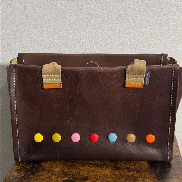 Orla Kiely Leather Bag - Picture 2 of 10